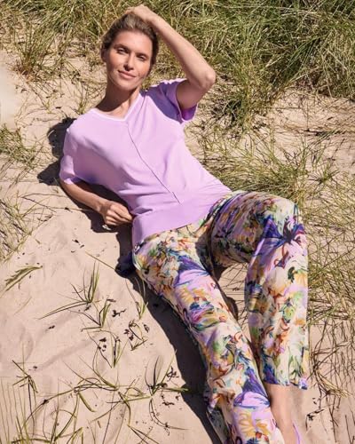 Hose Alloverprint Cassis 46 von hajo