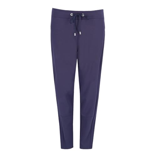 Hajo Damen Jogginghose (Homewear) Klima-Komfort, blau, 48 von hajo