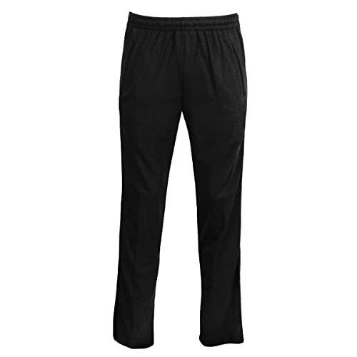 hajo Damen Jogginghose Funktions-Rehahose mit Reißverschluß am Hosenbein, Schwarz, Gr. 40 von hajo