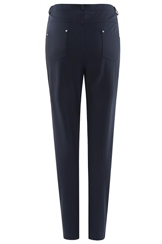 hajo Damen Schlupfhose Five-Pocket (DE/NL/SE/PL, Numerisch, 20, Regular, Petite, Marine) von hajo