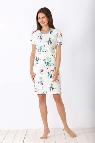 hajo Damen Sleepshirt, Klima-Komfort Multi-Colour 44/46 hajo Damen Sleepshirt, Klima-Komfort Multi-Colour 44/46 von hajo