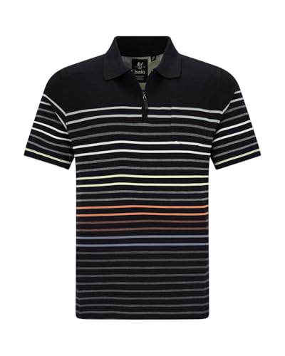hajo Fineliner-Polo in Stay Fresh-Qualität schwarz 52 von hajo