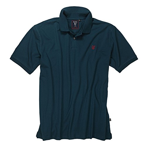 hajo Herren H Polopique 1/2" Stay Fresh Poloshirt, Blue (Marine 609), XXXXX-Large (Herstellergröße: 62) von hajo