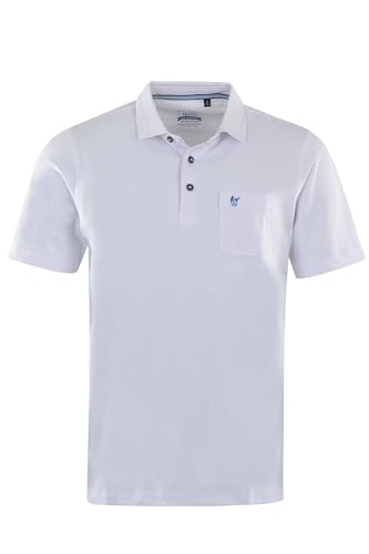 hajo Herren Polopique Stay Fresh weiß 4XL von hajo