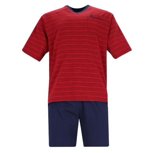 hajo - Klima Light - Schlafanzug (56 Rot) von hajo