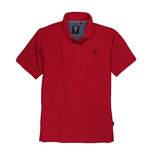 hajo Kurzärmliges 'Stay Fresh' Polo Shirt rot bis Übergröße 6XL, Größe:5XL von hajo