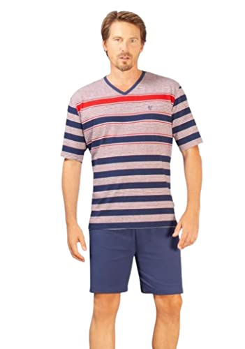 hajo Polo & Sportswear Herren Shorty, Marine/rot, 54 von hajo