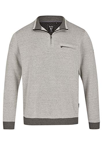 hajo Polo & Sportswear Herren Sweatshirt in Bi-Color-Struktur von hajo