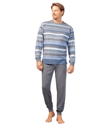 hajo Schlafanzug mit Bündchen, Klima-Komfort von hajo