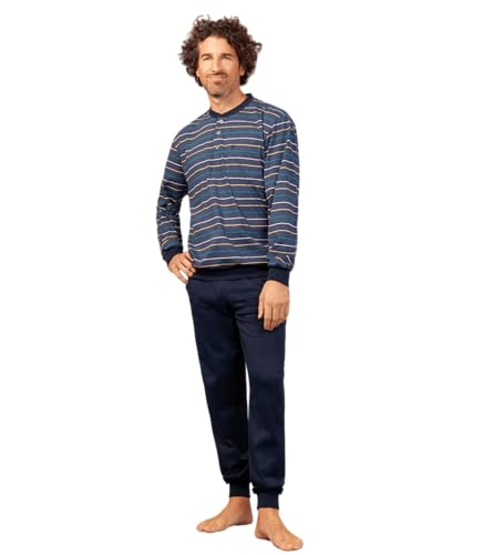 hajo Schlafanzug mit Bündchen, Klima-Komfort von hajo