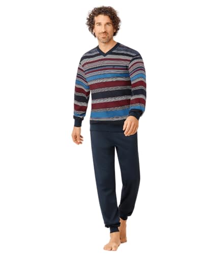 hajo Schlafanzug mit Bündchen, Klima-Komfort von hajo