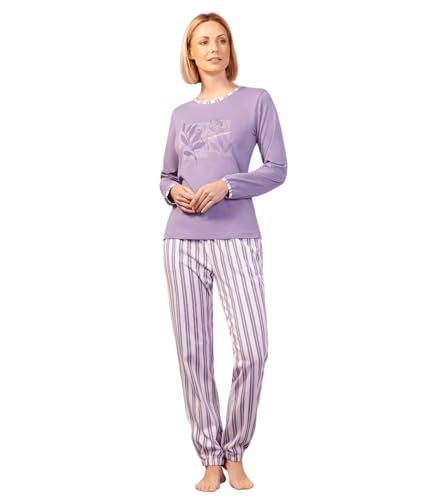 hajo Schlafanzug mit Bündchen, Klima-Komfort von hajo