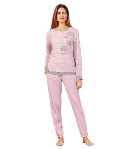 hajo Schlafanzug mit Bündchen, Klima-Komfort von hajo