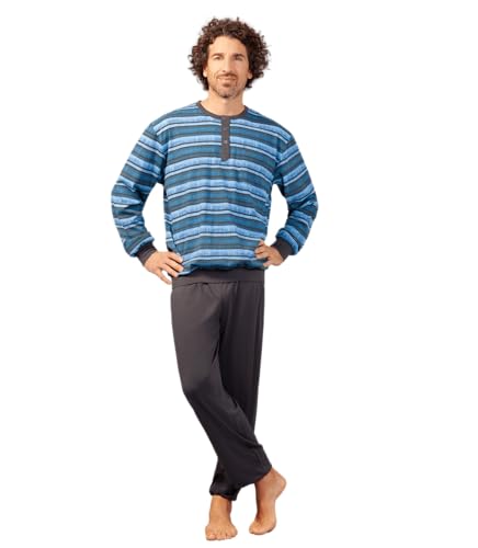 hajo Schlafanzug mit Bündchen, Klima-Soft von hajo