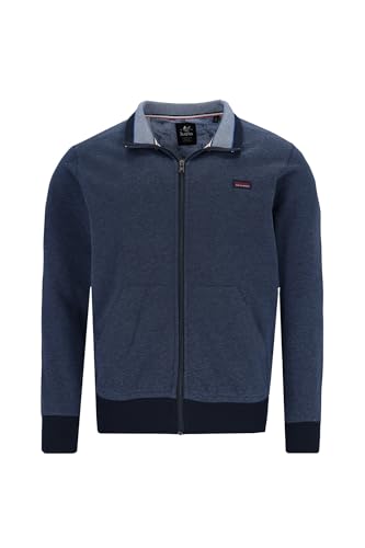 hajo Sweatjacke mit Stehkragen (DE/NL/SE/PL, Alphanumerisch, 3XL, Regular, Regular, Marinemoulin) von hajo