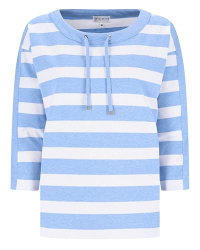 hajo Sweatshirt 3/4 Arm Aqua 40 von hajo