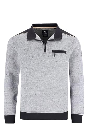 hajo Sweatshirt Langarm Sweat Bündchen 27445 174 grau meliert, Größe:54 XL von hajo