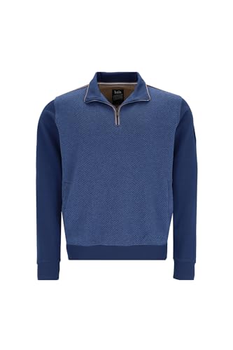 hajo strukturiertes Sweatshirt mit Kängurutaschen von hajo