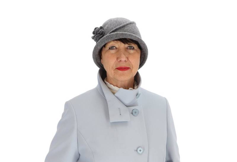 halsüberkopf Accessoires Filzhut Kappe Hut aus 100% Wolle mit Blumenapplikationen von halsüberkopf Accessoires