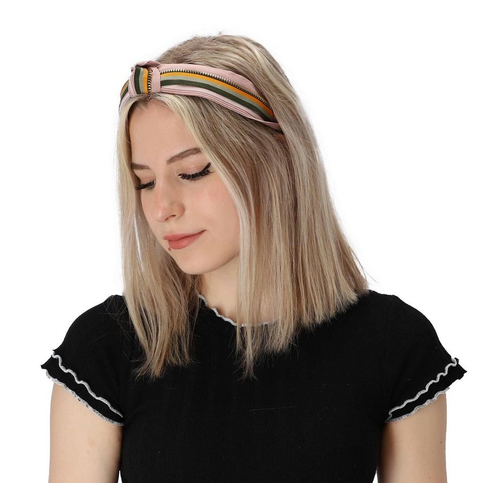 halsüberkopf Accessoires Haarband Haarband Zipper, 1-tlg., modisches Haarband von halsüberkopf Accessoires