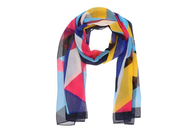 halsüberkopf Accessoires Modeschal Chiffon Geometric, Druckschal mit grafischem Muster in tollen Farben von halsüberkopf Accessoires