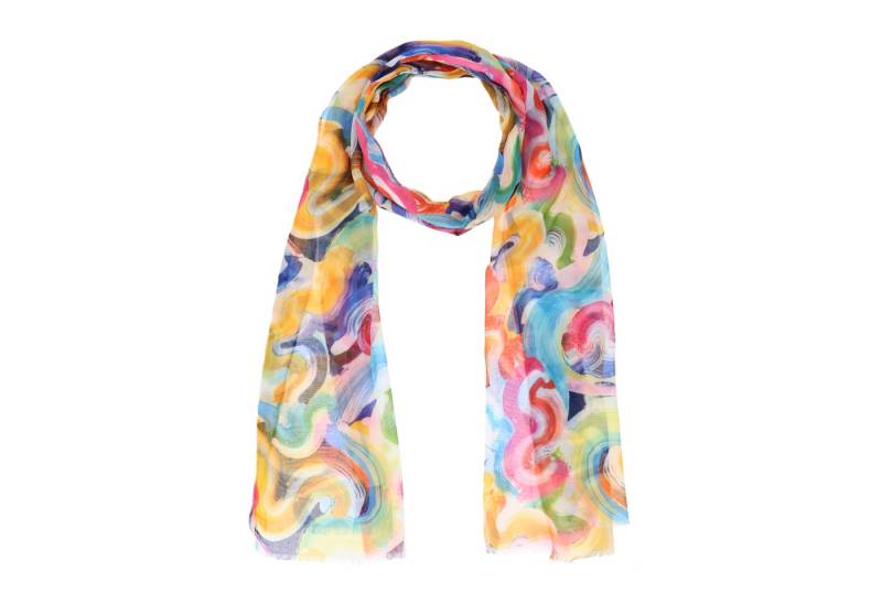 halsüberkopf Accessoires Modeschal Crazy Curles, mit abstrakter Pinselstruktur von halsüberkopf Accessoires