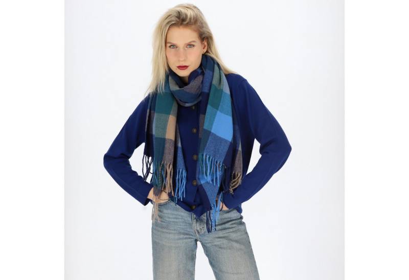 halsüberkopf Accessoires Modeschal Karo, Colorblock von halsüberkopf Accessoires