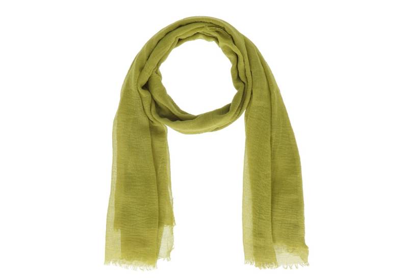 halsüberkopf Accessoires Modeschal Schal Uni Soft, mit umlaufender Fransenbordüre von halsüberkopf Accessoires