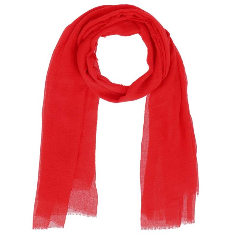 halsüberkopf Accessoires Modeschal Schal Uni Soft, mit umlaufender Fransenbordüre von halsüberkopf Accessoires