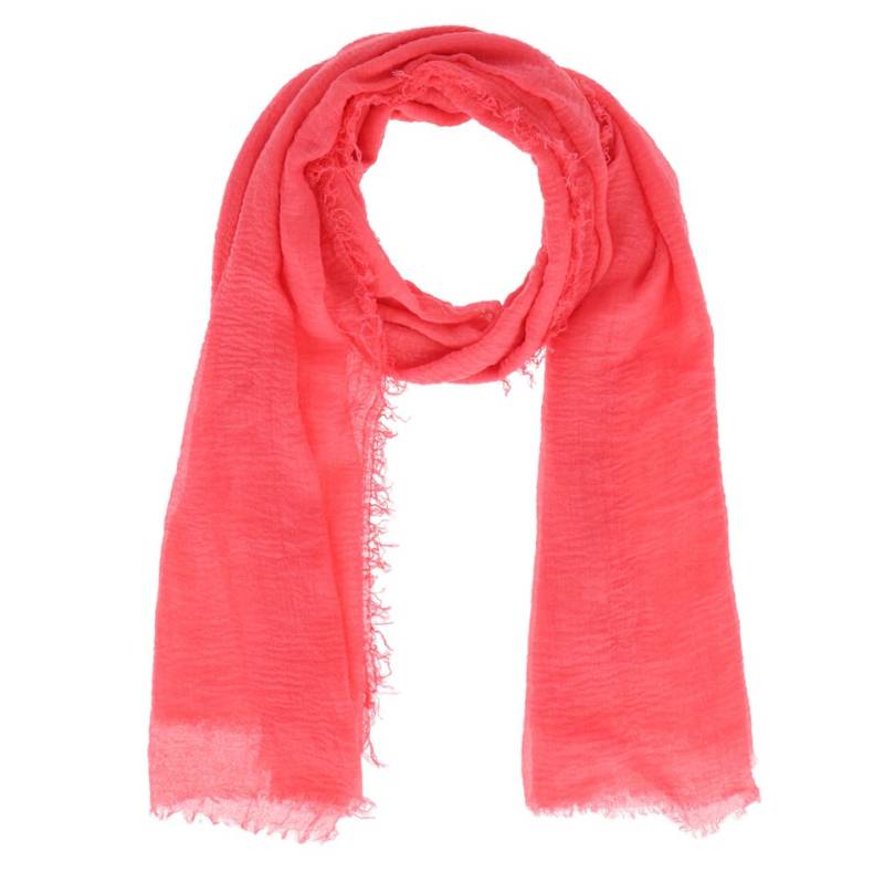 halsüberkopf Accessoires Modeschal Schal Uni Soft, mit umlaufender Fransenbordüre von halsüberkopf Accessoires