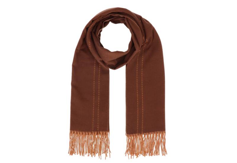 halsüberkopf Accessoires Modeschal Uni Stitch, mit Akzentstreifen von halsüberkopf Accessoires