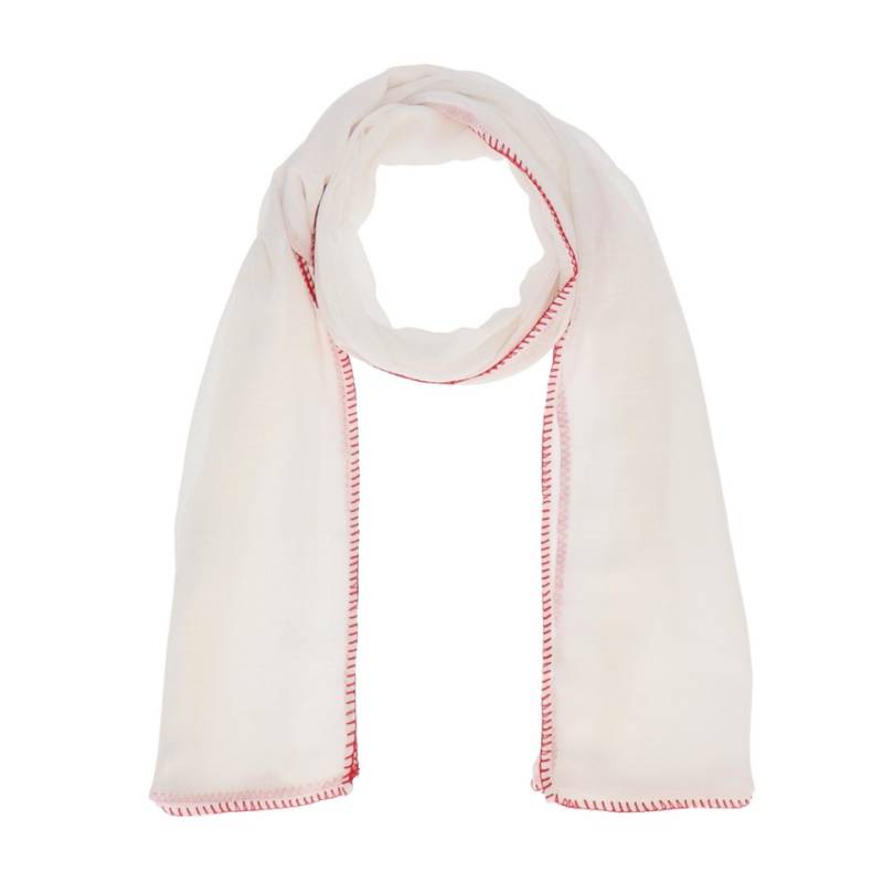 halsüberkopf Accessoires Modeschal Uni mit Akzentbordüre, leicht strukturiert von halsüberkopf Accessoires