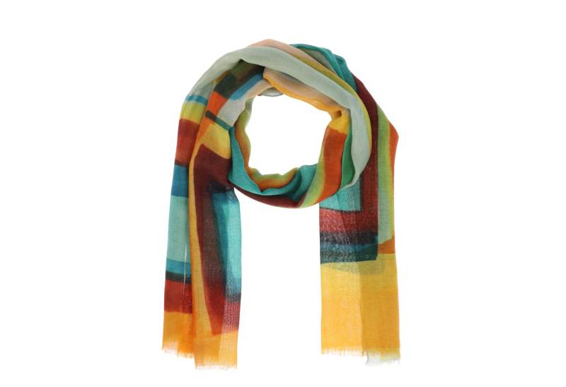 halsüberkopf Accessoires Modeschal Wollschal Streifen, Made in Italy von halsüberkopf Accessoires