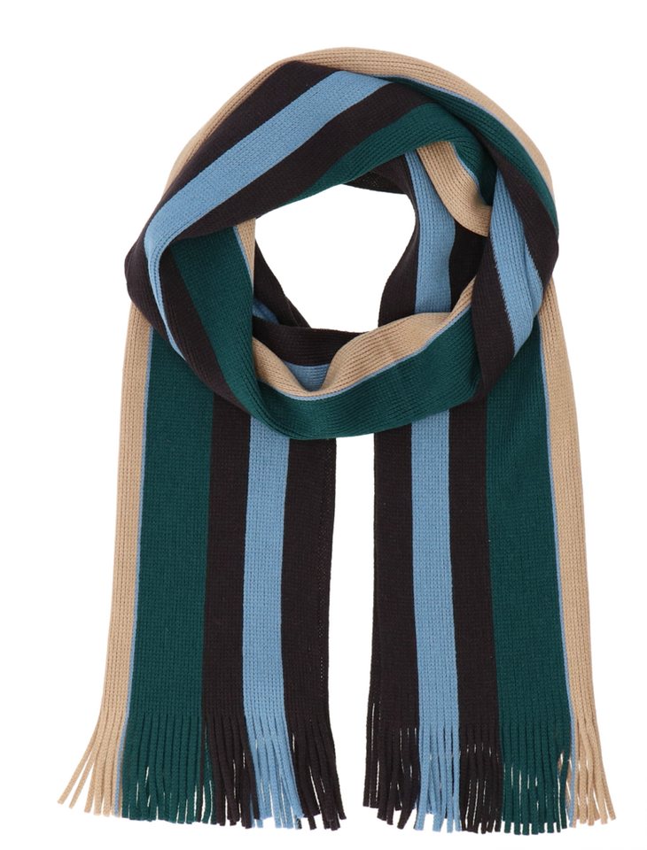 halsüberkopf Accessoires Modetuch Raschelschal Herren, mit Multicolorstreifen von halsüberkopf Accessoires