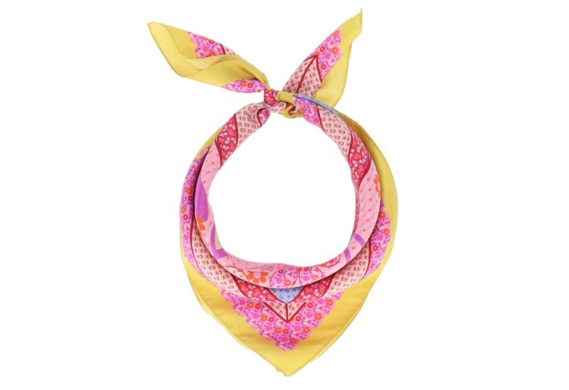 halsüberkopf Accessoires Seidentuch Flower Power, mit grafischem Blumenprint von halsüberkopf Accessoires