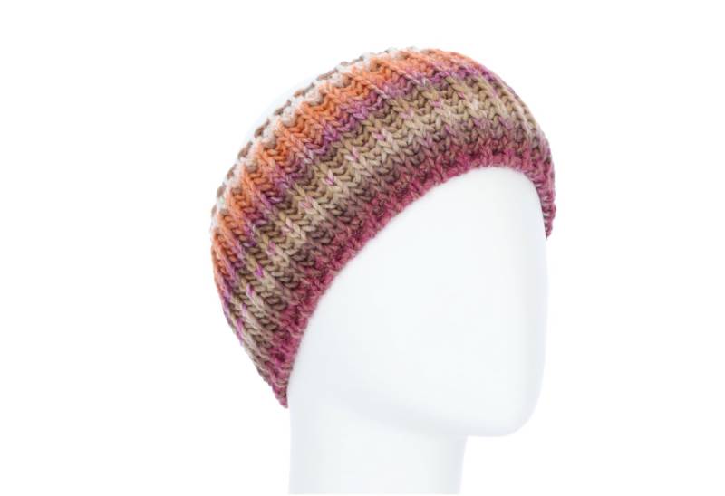 halsüberkopf Accessoires Stirnband Strickstrinband mit Farbverlauf und Fleeceeinsatz Made in Germany! von halsüberkopf Accessoires