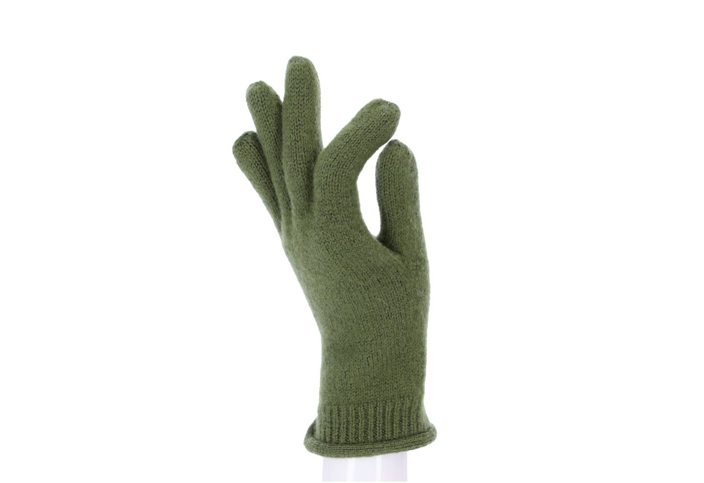 halsüberkopf Accessoires Strickhandschuhe Fingerhandschuh Feinstrick, leicht gewalkt reine Wolle von halsüberkopf Accessoires