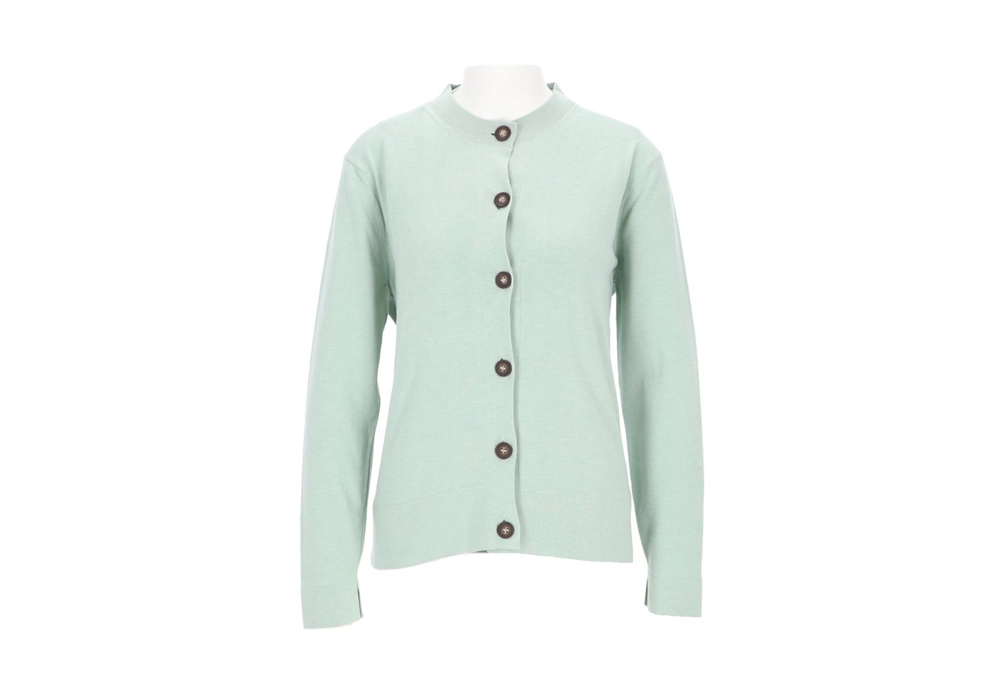 halsüberkopf Accessoires Strickjacke Rundhals mit Herz-Stickerei von halsüberkopf Accessoires