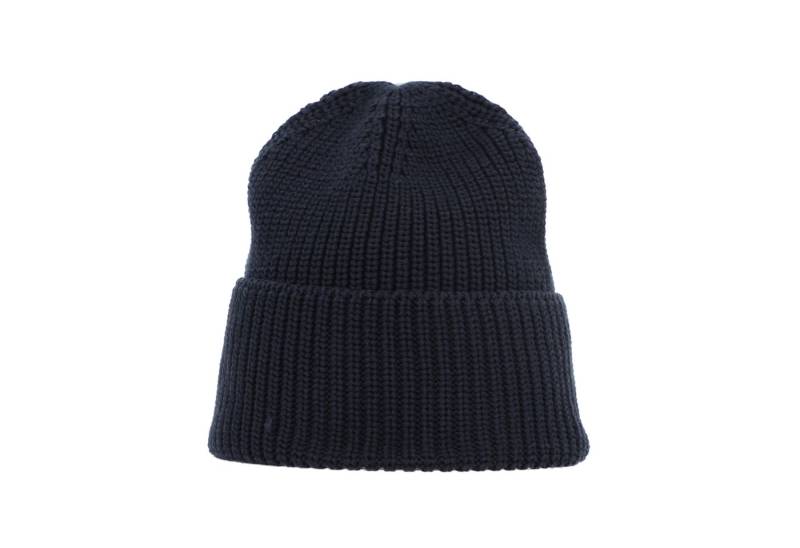 halsüberkopf Accessoires Strickmütze Mütze uni mit Umschlag aus Bio-Baumwolle von halsüberkopf Accessoires