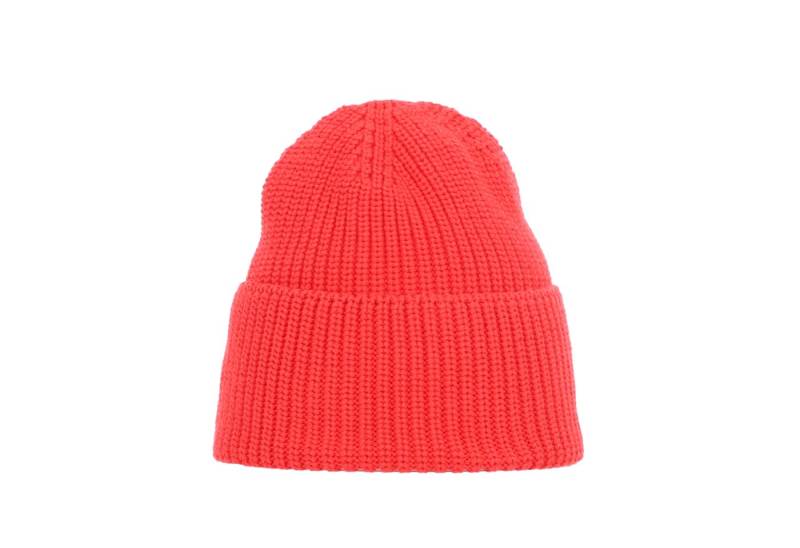 halsüberkopf Accessoires Strickmütze Mütze uni mit Umschlag aus Bio-Baumwolle von halsüberkopf Accessoires