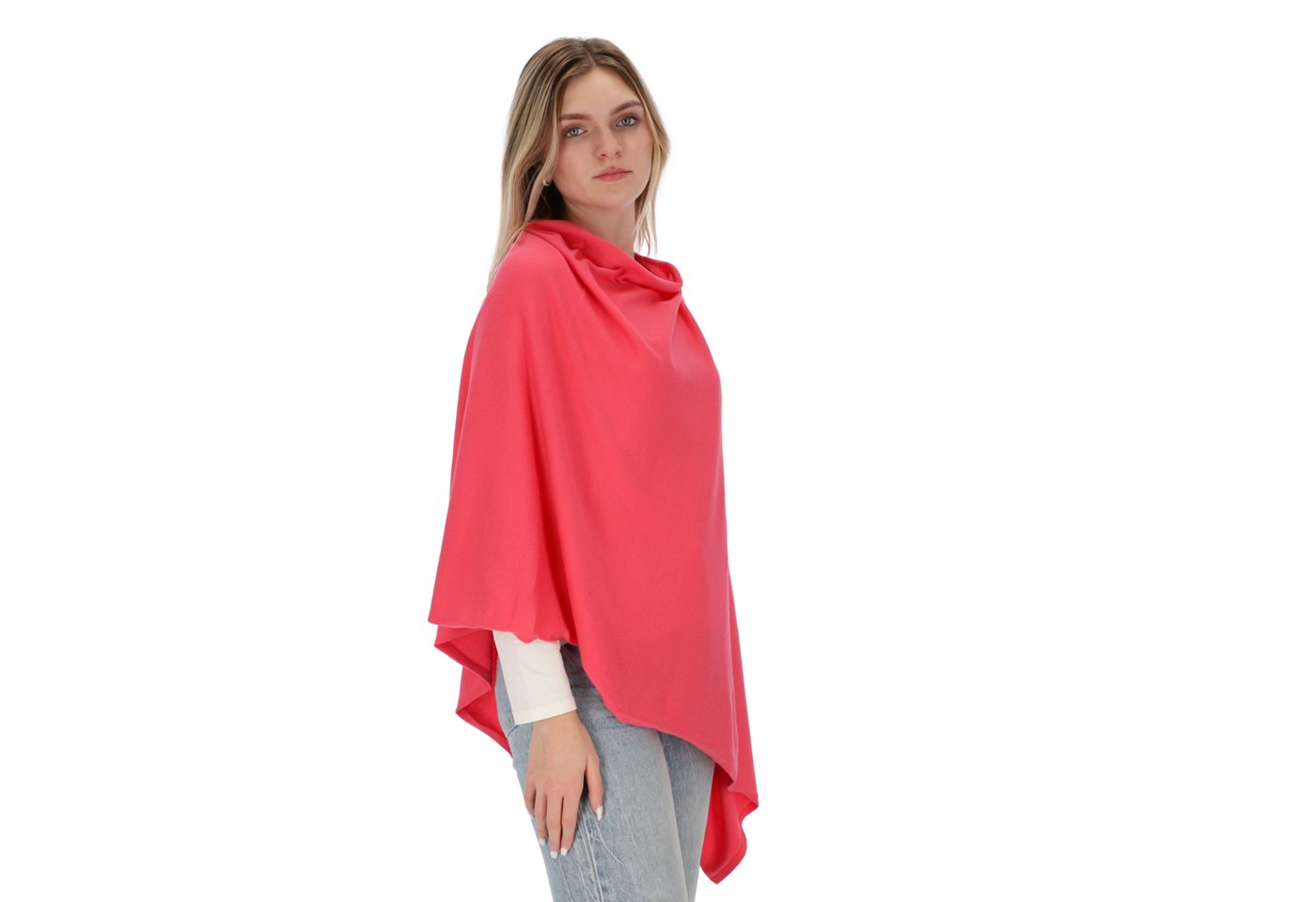 halsüberkopf Accessoires Strickponcho Strickponcho in tollen Unifarben! von halsüberkopf Accessoires