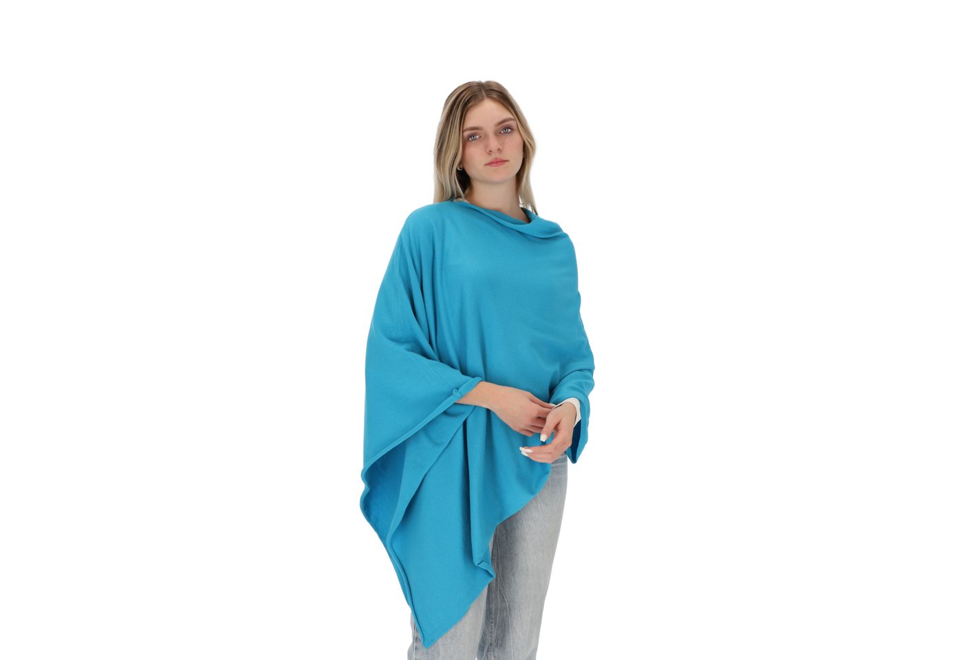 halsüberkopf Accessoires Strickponcho Strickponcho in tollen Unifarben! von halsüberkopf Accessoires