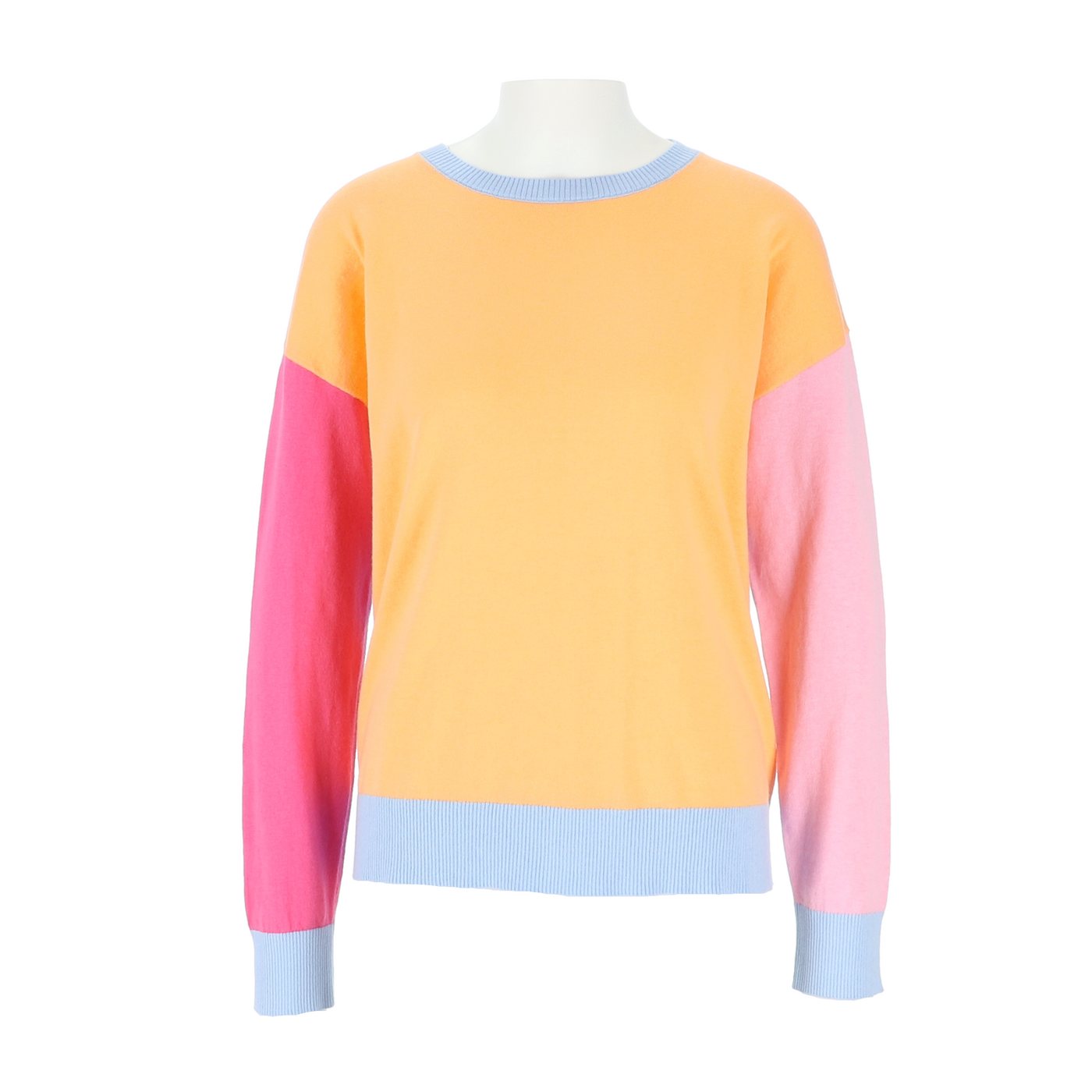 halsüberkopf Accessoires Strickpullover Color Block aus hochwertigem Baumwoll-/Kaschmirmix von halsüberkopf Accessoires