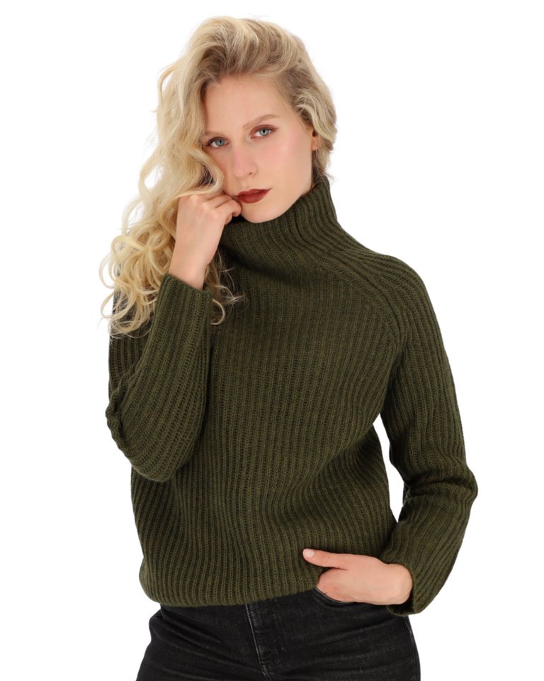 halsüberkopf Accessoires Strickpullover Stehkragen aus hochwertigem Wollmix! von halsüberkopf Accessoires