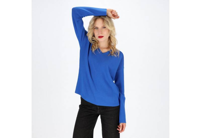 halsüberkopf Accessoires Strickpullover mit V-Ausschnitt aus Merinowolle von halsüberkopf Accessoires