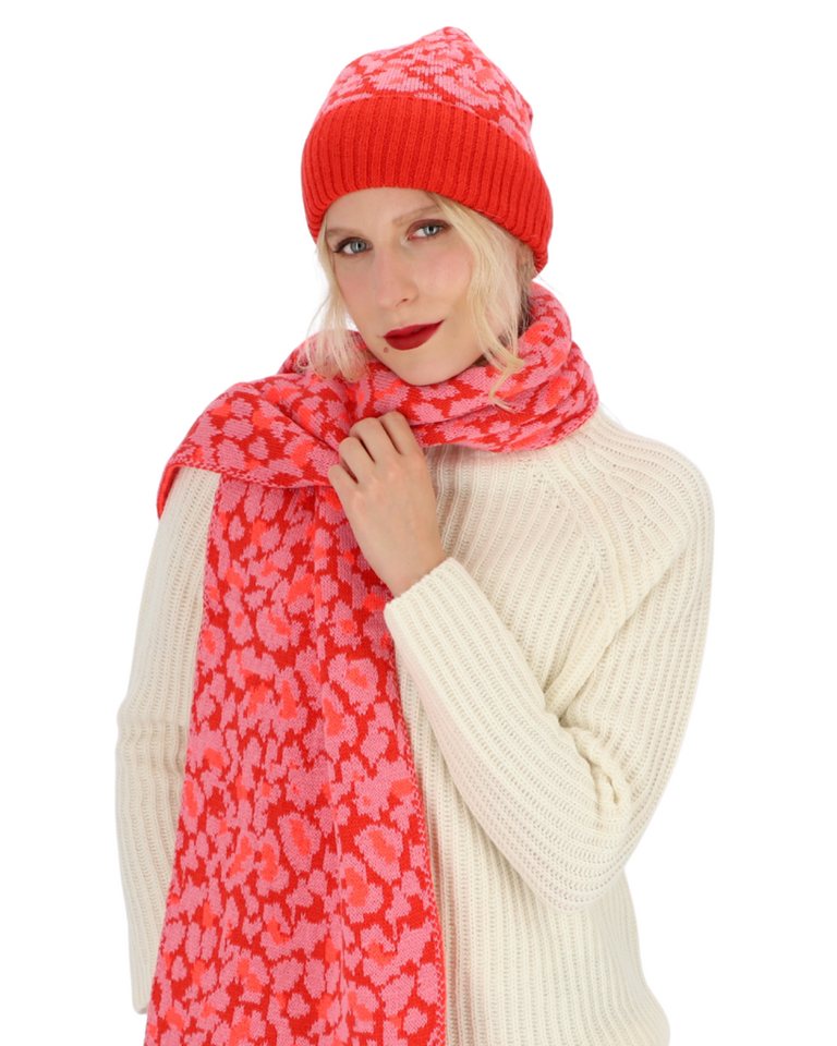 halsüberkopf Accessoires Strickschal Leo, mit Animalmuster von halsüberkopf Accessoires