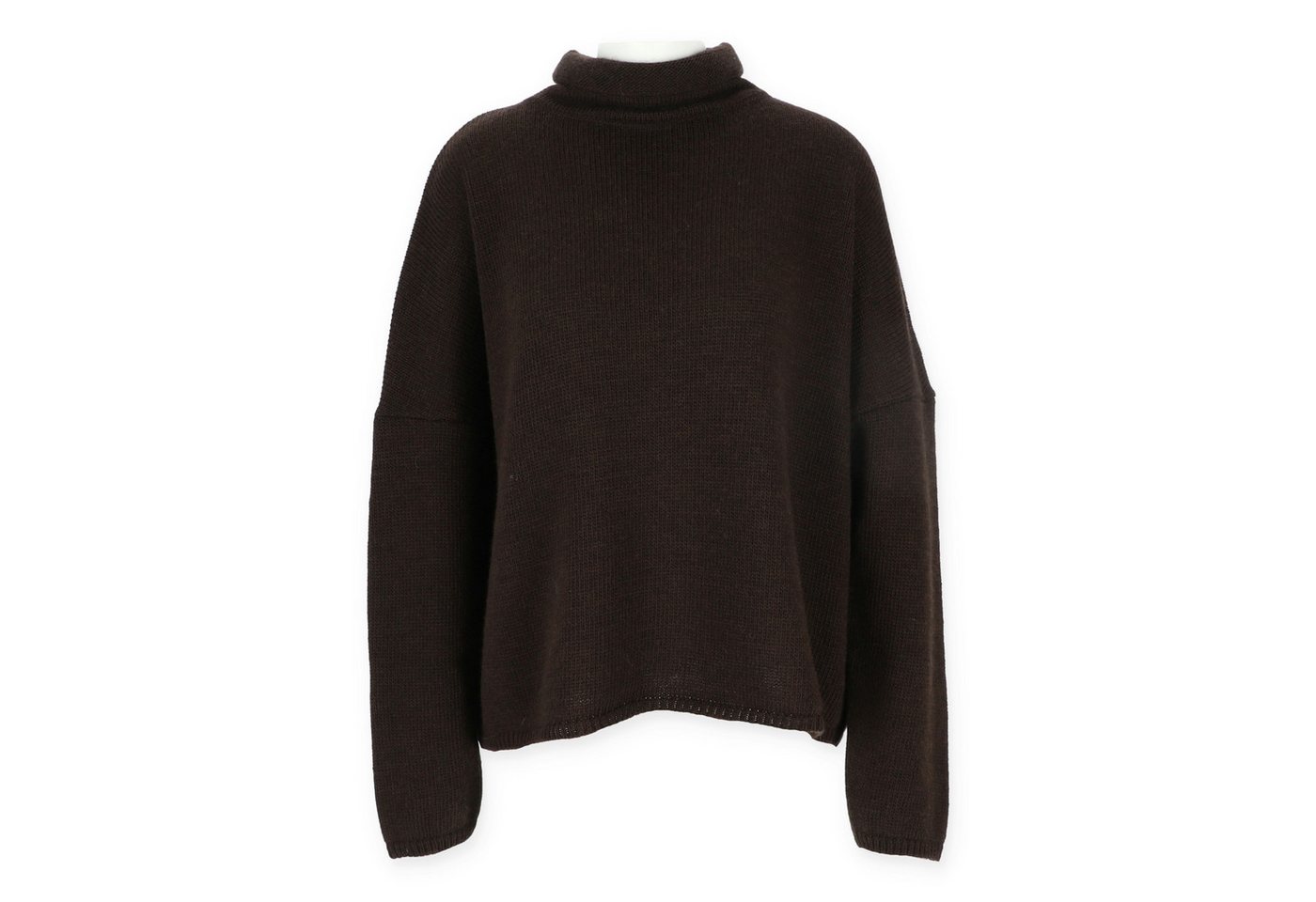 halsüberkopf Accessoires Wollpullover braun von halsüberkopf Accessoires