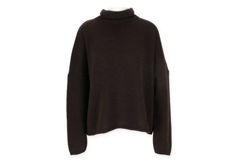 halsüberkopf Accessoires Wollpullover braun von halsüberkopf Accessoires