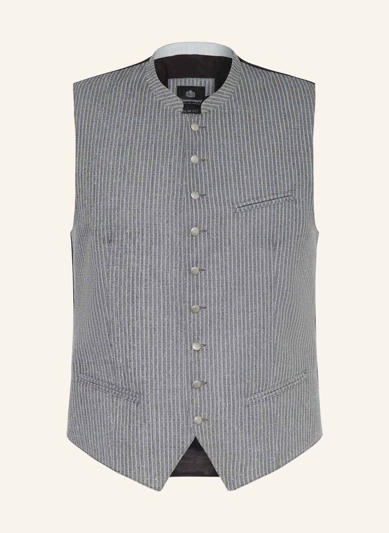 Hammerschmid Trachtenweste Fabian Slim Fit grau von hammerschmid
