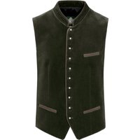 Hammerschmid Trachtenweste mit Samt-Frontpartie und Paspelierungen von hammerschmid